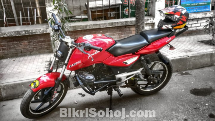 Pulsar 150cc UG4 Red Color Stunt Modification Bike